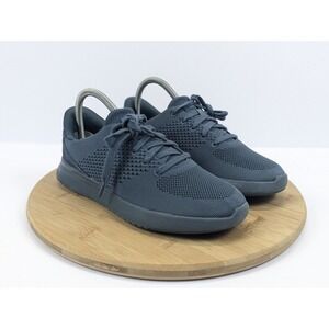 Kizik Lima Blue Knit Sneakers Hands Free Shoes Womans 7.5 Slip In Sneakers
